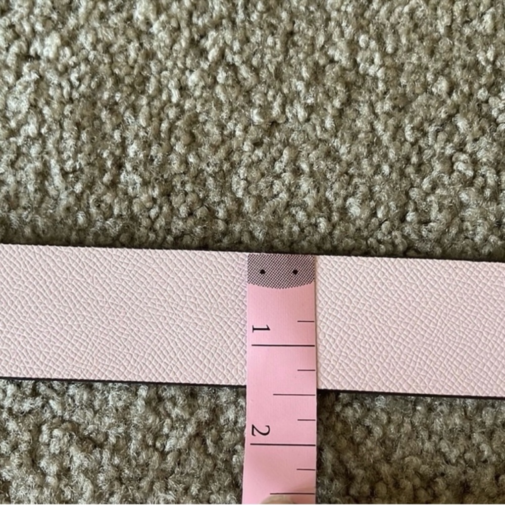 MICHAEL KORS Women’s Logo Reversible Genuine Leather Luggage & Pink Belt. NWT - Picture 11 of 16